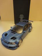 BMW E46 M3 GTR 1:18 Estoril Blau Minichamps  OVP 80430302540, Hobby en Vrije tijd, Modelauto's | 1:18, Ophalen of Verzenden, Gebruikt