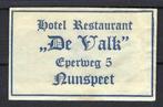 N1613 Nunspeet hotel rest DE VALK, Nederland, Ophalen of Verzenden