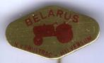 Belarus Hilversum blik tractor speldje ( E_096 ), Verzenden, Gebruikt, Transport, Speldje of Pin