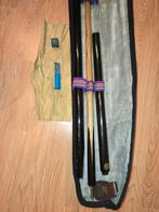 Snooker Keu met Accessoires - Gebruikt, Sport en Fitness, Biljarten en Poolen, Ophalen, Gebruikt, Keu of Ballen