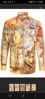 Heren overhemd Wolf Blitz Alphonse Mucha xxxl, Ophalen of Verzenden, Zo goed als nieuw, Overige halswijdtes