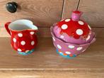 Oilily Suikerpot en Melkkan, Huis en Inrichting, Keuken | Servies, Overige typen, Ophalen of Verzenden, Zo goed als nieuw, Overige stijlen