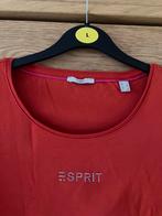 Nieuw =rood shirt top met glitters lange mouwen =esprit/L, Maat 42/44 (L), Nieuw, Ophalen of Verzenden, Lange mouw