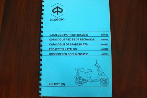 Piaggio Zip RST  [B] 1996 scooter onderdelen boek parts, Fietsen en Brommers, Handleidingen en Instructieboekjes, Gebruikt, Ophalen of Verzenden
