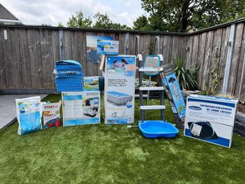 Compleet Intex 400 x 200 x 100 zwembad incl. accessoires  beschikbaar voor biedingen