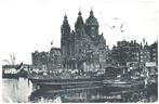 963634	Amsterdam	st Nicolaaskerk	1908	.Postzegel gedeeltelij, Ophalen of Verzenden, Voor 1920, Gelopen, Noord-Holland