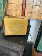 Philips broodrooster vintage okergeel toaster, Gebruikt, Ophalen of Verzenden
