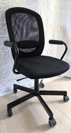 IKEA bureaustoel Flintan met armsteunen - zwart - 7 stuks, Ophalen, Zwart, Zo goed als nieuw, Bureaustoel