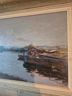 Olieverf op paneel w.a.knip, Antiek en Kunst, Kunst | Schilderijen | Klassiek, Ophalen of Verzenden