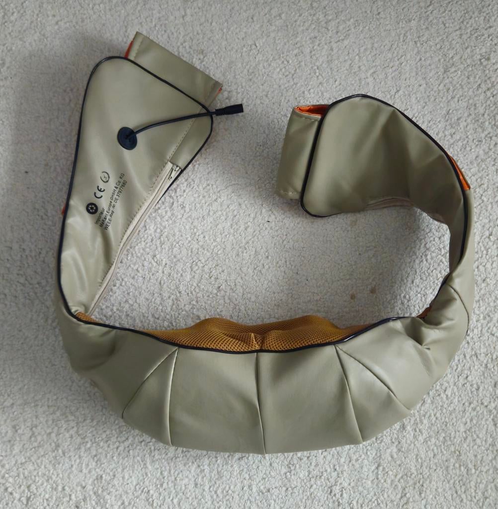 Nek Massagekussen met Warmtefunctie, 100 cm of meer, Zwart, Nieuw, Ophalen of Verzenden