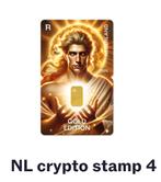 NL Crypto Stamp 4 GOLD - Helios, ongeclaimd!, Ophalen of Verzenden, Na 1940, Postfris