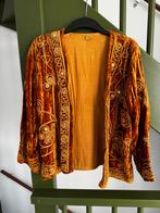 Vintage India spiegeljasje M, Kleding | Dames, Jasjes, Kostuums en Pakken, Maat 38/40 (M), Oranje, Ophalen of Verzenden, Vintage