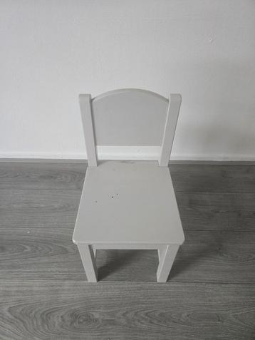 Houten kinderstoel - Grijs beschikbaar voor biedingen