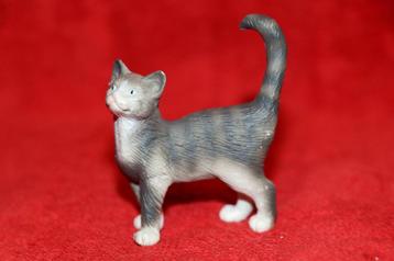 Schleich 13122 grijze kat, dierfiguur beschikbaar voor biedingen