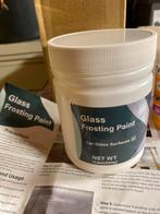 Glass frosting paint, Ophalen, Nieuw