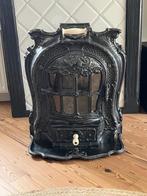 Antieke Salamander Kachel, Huis en Inrichting, Kachels, Ophalen, Gebruikt, Vrijstaand, Hout