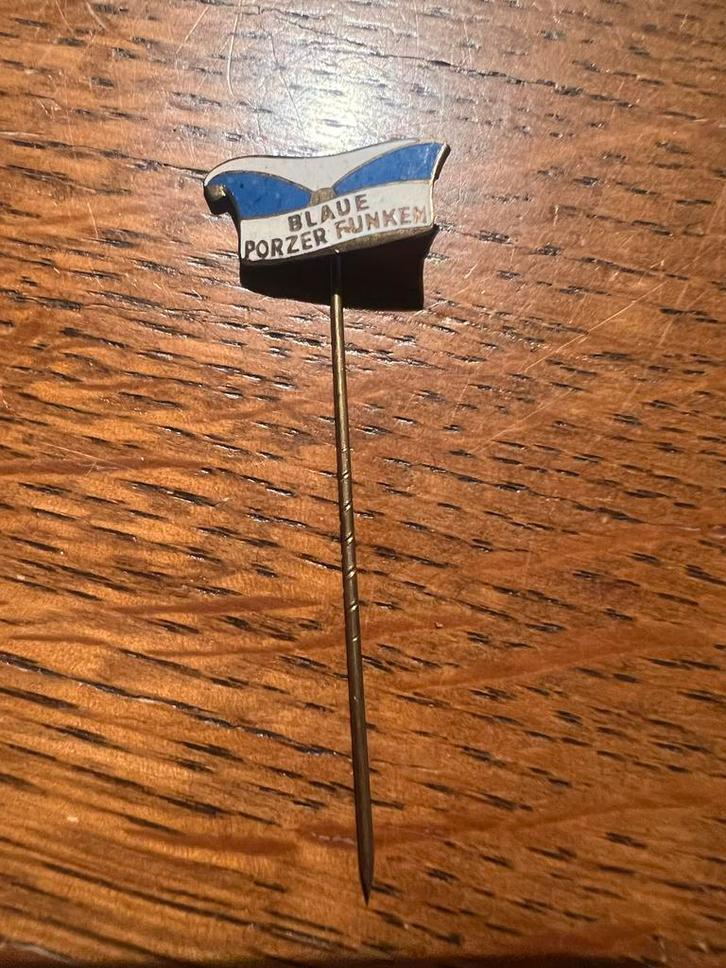 Vintage 'Blaue Funken' Speldje, Verzamelen, Speldjes, Pins en Buttons, Gebruikt, Speldje of Pin, Overige onderwerpen, Ophalen of Verzenden
