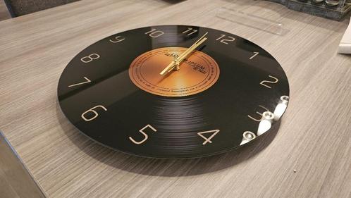 Glazen Wandklok Vinylplaat! 35 CM! NIEUW!, Huis en Inrichting, Woonaccessoires | Klokken, Nieuw, Ophalen of Verzenden