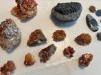 Collectie mineralen en fossielen, als geheel te koop, Verzamelen, Mineralen en Fossielen, Ophalen, Mineraal