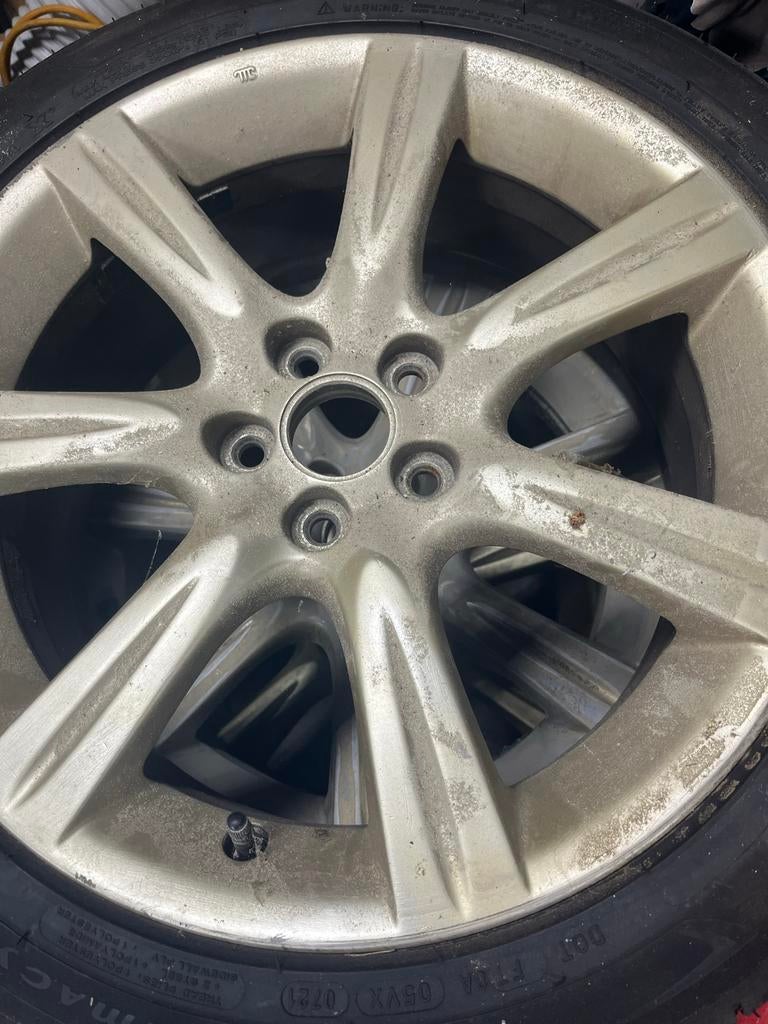 Subaru Velgen met Michelin banden 225/45R17, Ophalen, Gebruikt