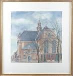 Jacques Jessurun(1918)Aquarel "Noorderkerk Amsterd " Ges Ged, Ophalen of Verzenden