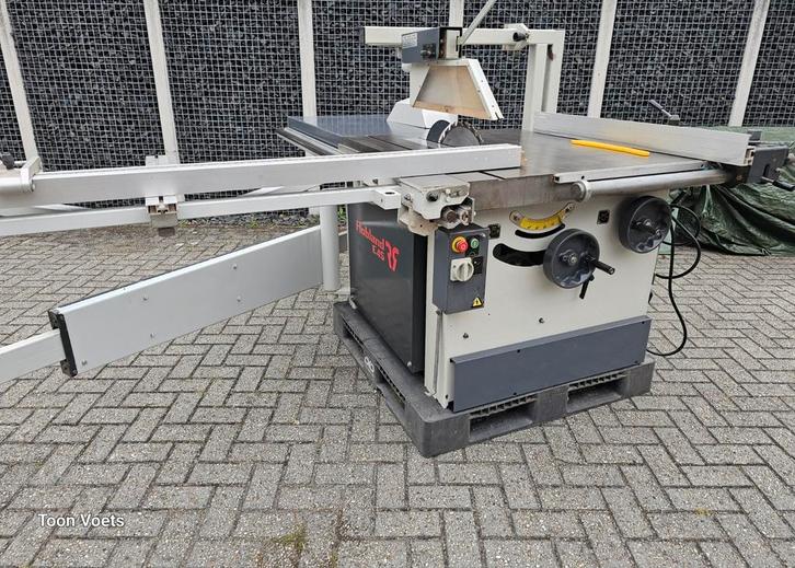 Cirkelzaag  / Schulpzaag met roltafel Merk Robland, Doe-het-zelf en Verbouw, Gereedschap | Zaagmachines, Gebruikt, Cirkelzaag