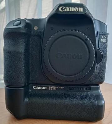 Canon EOS 40D (Body) met BG-E2 battery-grip beschikbaar voor biedingen