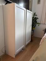 Witte Kast met Deuren en Planken - IKEA Billy / Oxberg, Huis en Inrichting, Ophalen, Overige materialen, 100 tot 150 cm, 50 tot 100 cm