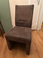 4 eetkamerstoelen, Huis en Inrichting, Ophalen, Gebruikt, Bruin, Vier