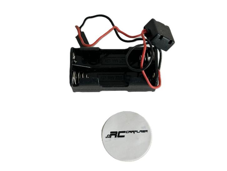 Batterijhouder + schakelaar 1/10 rc, Hobby en Vrije tijd, Modelbouw | Radiografisch | Auto's, Gebruikt, Onderdeel, Ophalen of Verzenden