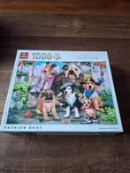 King puzzel 1000 stukjes animal collection Fashion dogs, Ophalen of Verzenden, 500 t/m 1500 stukjes, Zo goed als nieuw, Legpuzzel