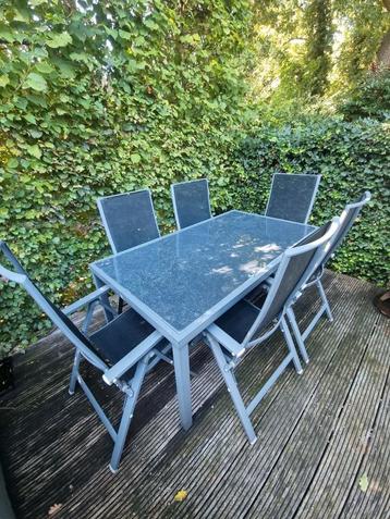 7 delige tuinset - antraciet kleur  beschikbaar voor biedingen