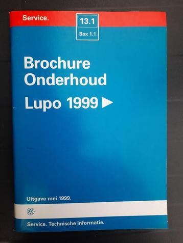 Werkplaatsboek Vw Lupo onderhoudswerkzaamheden beschikbaar voor biedingen