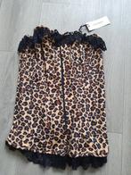 Sexy flexibel panterprint korsetje Besired Maat XXL, Kleding | Dames, Verzenden