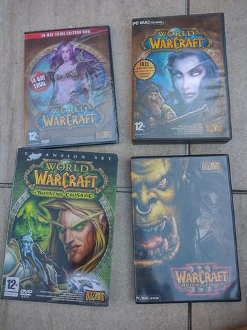 World of Warcraft met expansion packs en sealed trail game  beschikbaar voor biedingen