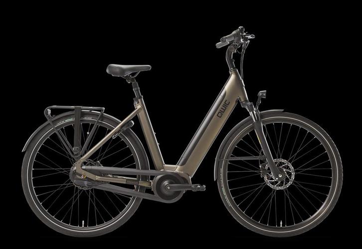 Qwic Premium i +auto zwart dames 49cm 28inch, Fietsen en Brommers, Elektrische fietsen, Nieuw, Qwic, 47 tot 51 cm