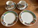 Kerstservies 2 persoons, Keramiek, Ophalen of Verzenden, Zo goed als nieuw, Overige stijlen