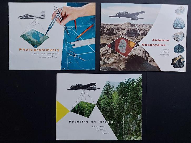 3 folders van de Spartan Air Services Limited (N186), Verzamelen, Luchtvaart en Vliegtuigspotten, Gebruikt, Boek of Tijdschrift