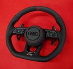 Audi stuur compleet leer met flippers upgrade rood S Line RS, Auto diversen, Tuning en Styling, Ophalen of Verzenden, ., ., .