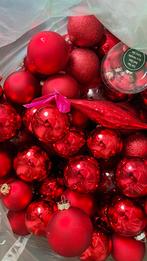 Zak vol met rode kerstballen, Diversen, Kerst, Ophalen, Gebruikt