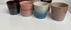 Bekers merkloos in HK living stijl, Huis en Inrichting, Keuken | Servies, Keramiek, Ophalen of Verzenden, Zo goed als nieuw, Overige stijlen