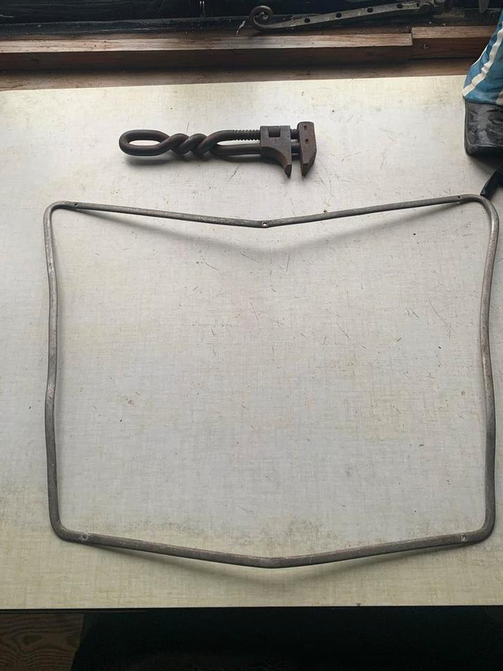 Citroën 2CV Ribbelkap Sierlijst + Insectenrooster, Auto-onderdelen, Carrosserie en Plaatwerk, Motorkap, Citroën, Voor, Gebruikt