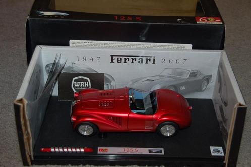 1:18 FERRARI 125 S cherry red Hotwheels elite WRH, Hobby en Vrije tijd, Modelauto's | 1:18, Zo goed als nieuw, Auto, Hot Wheels