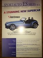 2x Superperformance 427S/C Roadster brochures folders Eshuis, Ophalen of Verzenden, Zo goed als nieuw, Overige merken