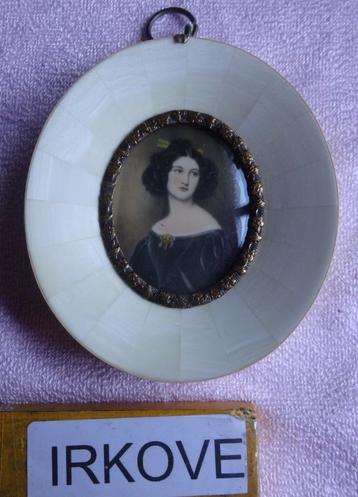 MINIATUUR IN LIJST NANETTE R. KAULA * Italie * beschikbaar voor biedingen