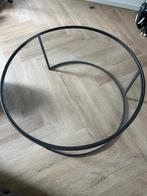 Nette, ronde tafel met glasplaat, Ophalen, 50 tot 100 cm, Rond, 50 tot 100 cm