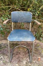 Gebroeders De Wit Buisstoel 1017 opknapper, Huis en Inrichting, Stoelen, Ophalen, Blauw, Eén