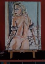 Schilderij op doek, Antiek en Kunst, Ophalen of Verzenden