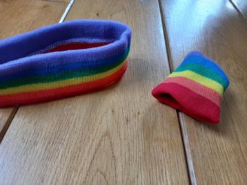 Regenboog arm- en hoodband - nieuw. beschikbaar voor biedingen