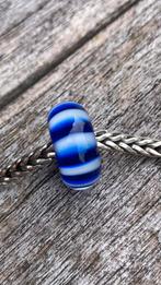 Trollbeads blauwe strepen retired, Glas of Kristal, Ophalen of Verzenden, Zo goed als nieuw, Trollbeads